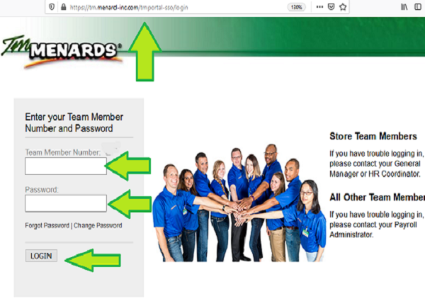 tm menards login